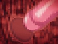 Hentai hottie blows a guy and enjoys sexual activities in the missionary position  6