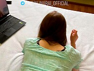 Stepmom didn't want sex so the dude shoved his cock into pussy of his stepsis Alina Rai  5