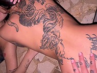 Hot wench enjoys a foursome with her lucky neighbor and two other friends in the yard 8