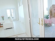 Filthy mommy pays no attention to his stepson's girlfriend and mounts his cock 8