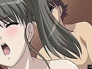 Teen Hentai chick with big hooters lures her classmate on sex in the school water pool  6