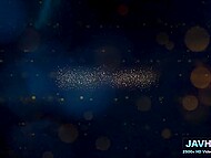 Japanese man adores licking and drilling his Asian GF's hairy pussy with toys 6