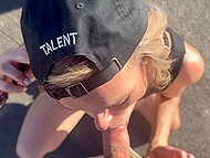 Serenity Cox gets lots of cum on her cute face in amateur video compilation 4