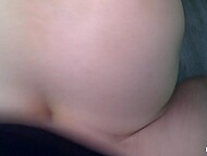 Stepsister's twat was so damn tight that the guy filled it with his semen 6