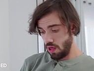 Lustful MILF Savannah Bond keeps teen stepdaughter busy so she can fuck her BF 4