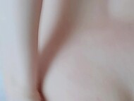 Estie Kay receives her stepbrother's cum in her reddish-brown sphincter during anal play 11