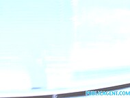 Cute British wench with round ass Ava Dalush fucks big cock of the public agent at casting 5