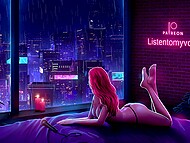 Red-haired Hentai cartoon princess squirts like a bitch when riding a thick dildo 10