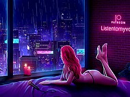 Red-haired Hentai cartoon princess squirts like a bitch when riding a thick dildo 9