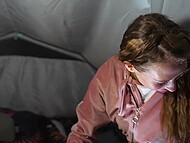 Laura Quest seeks thrills and wilderness in nature when copulating in the tent 7