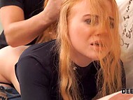 Lacking funds, the hot debtor suggests a debt collector fucking her 11