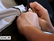 Sinful secretary Alexa May indulged into classic sodomy threesome in the vintage porn 4