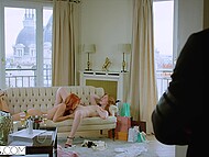 Jia Lissa, a stunning redhead, enjoys a splendid sex vacation with her wealthy companions 5