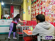 Dominating mature waitress bangs the black dude for not settling her bill 4