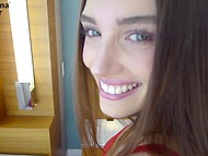 Girl from a trust fund seeks to experiment with porn for first time via BananaFever 5