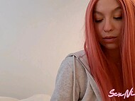 Busy doing the chores ginger MILF gets distracted on fucking her horny stepson 6