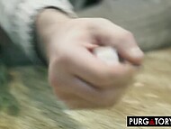 Loving cuckold husband convinced his hot wife to try sex with the other guy 4