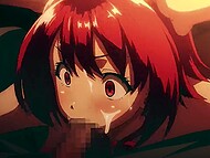 Hot Hentai chick with large breasts enjoys traditional sex in missionary 6