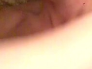 Amateur chick and a dude can't stop talking even when having a fuck on camera 11