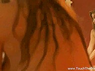 A lady with golden touch offers Turkish massage and uses her nude body to please the client 4