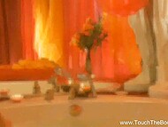 A lady with golden touch offers Turkish massage and uses her nude body to please the client 9