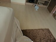 Diana Rider, a hotel cleaner, begins her day with illicit pleasures: peeping, hard fucking, pussy licking and cheating 9