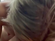 Ambie Bambii delivers a sloppy oral rendition on a secret college hookup in POV 10