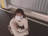 Cute 18-year-old babe from Japan has nothing against fucking her new BF after their their first date 5