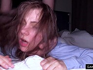 Lama Grey's college dorm grin spirals into a sinful smirk in that fateful moment 6