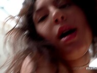 Lola Bredly, a busty college student, gains a new perspective in porn industry 8