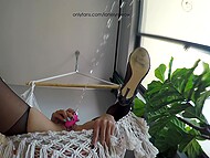 LonelyMeow purrs contentedly after horny stud leaves her slit buzzing with cum 5