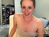 Nadia Foxx slips into enchantment, lost in Harry Potter's pages while humming with pleasure from her buzzing companion 7
