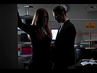 Tommy Gold enjoyed the moments of intimate delight with a sexy redhead he had frozen 6