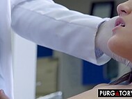 Donnie Rock faces the fires of purgatory in a dental chair alongside Kendra Spade in "The Dentist" Vol 1 Part 1 from PurgatoryX 6