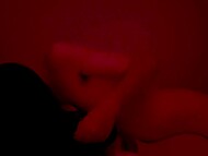 Diddy Kitty's steamy lovemaking in the crimson hues offers a sultry climax 9