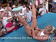 Beachgoers turn a regular bikini contest to a wild freaky sex 5