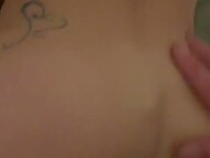 Overjoyed big-tittied blonde gets sexual pleasure on cam 5