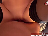 German 18-year-old slut quickly fucked raw on a genuine sex encounter in POV 9