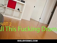 Stepsister Megan Sage craved tender care for her wet pussy in the afternoon 4