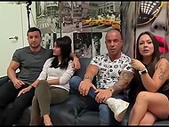 Two Spanish couples meet for the first time to have a real swinger party 4