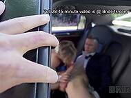 Horny bride Stacy Cruz can't wait anymore and rushes to fuck her future husband in the limo 6