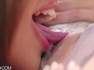 Vanna Bardot tastes Emily Willis' squirt during lesbian intercourse 7