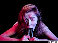 Jia Lissa experiences kinky pleasure with extraterrestrial tentacles in her holes 9