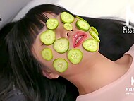 Horny man shoves his XXX boner into the wet pussy of his sleeping Asian girlfriend 9