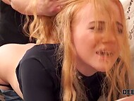 Desperate young waitress solves her debt with carnal craving 9
