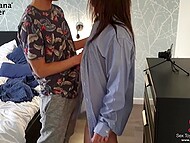 Anastasia Brokelyn searches for assistance and has to fuck her Asian neighbor to get it 9