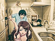 Hentai tart lets her massive chest shine while she indulges in saucy sex acts 6