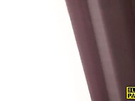 UK woman with ample curves undergoes intimate stimulation, ultimately releasing a gushing feminine fluid 7