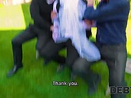 Charlie Red's hubby racked up $4,000 in debt, and she gives the debt with fucking other guys 7