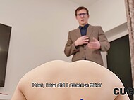 British cuckold watches and comments his naughty wife fucking the other guy  5